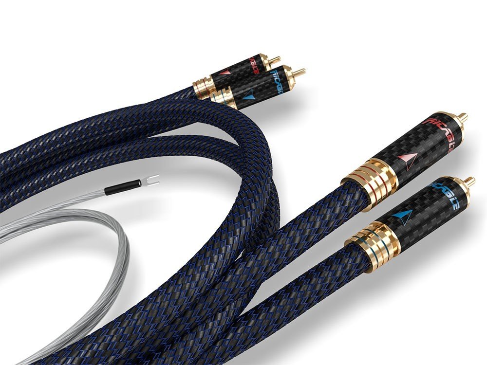 Ricable Invictus Turntable Cable, hero product shot