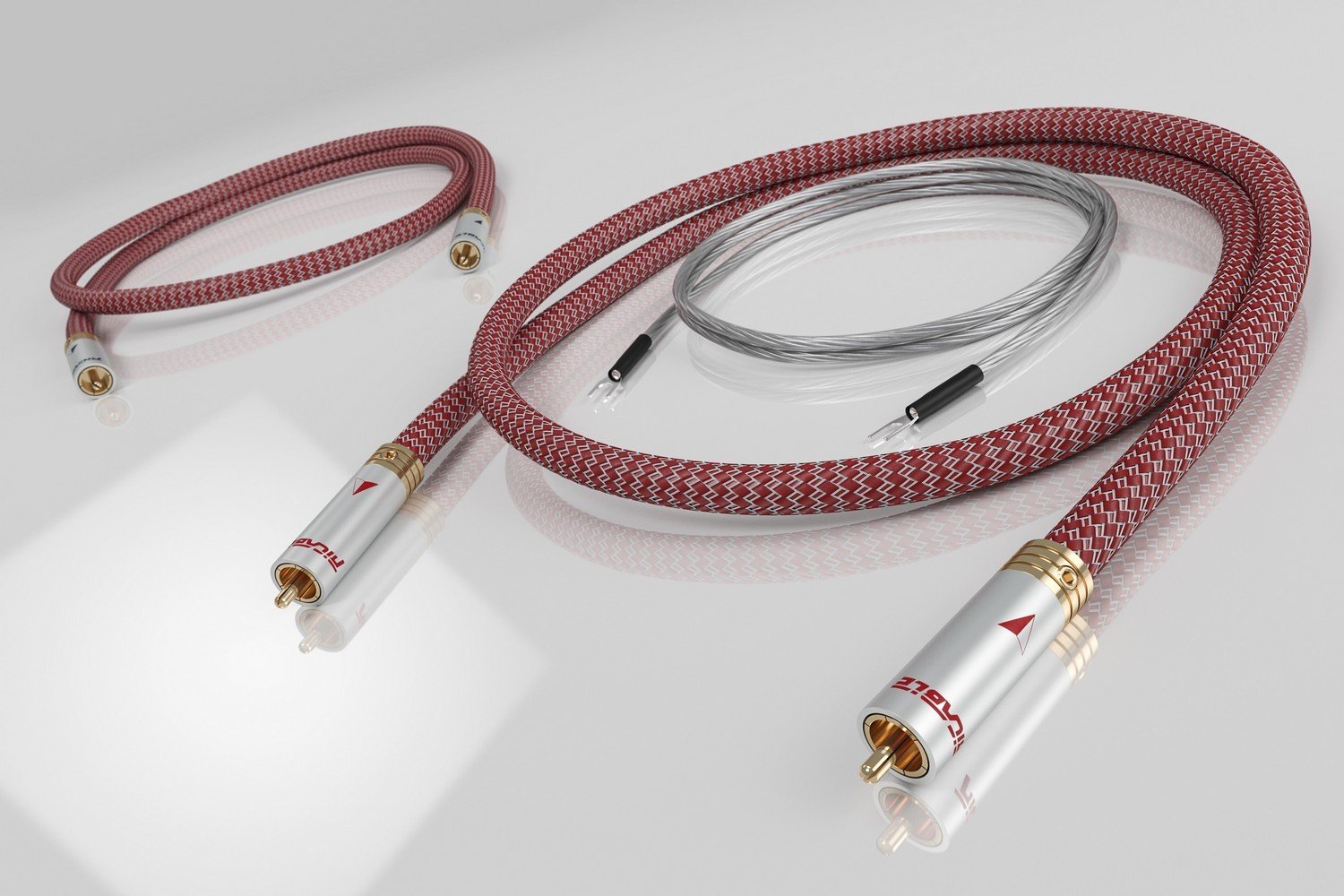 Ricable Dedalus Turntable Cable, alternate angle