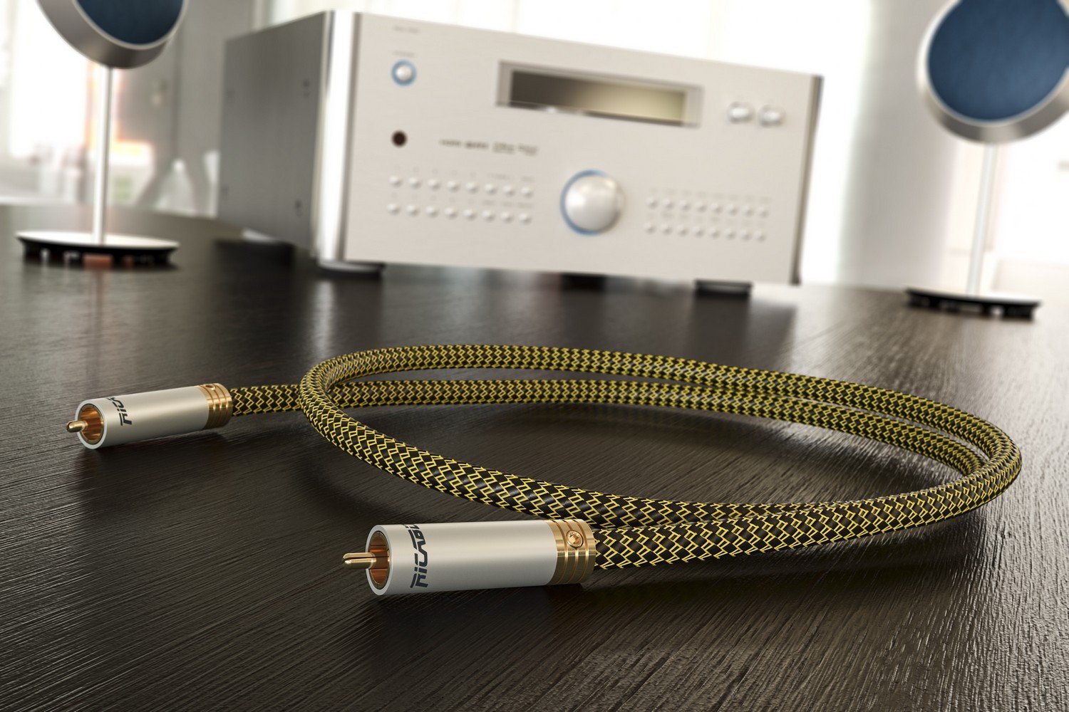 Ricable Dedalus Coaxial Digital Cable, connector detail