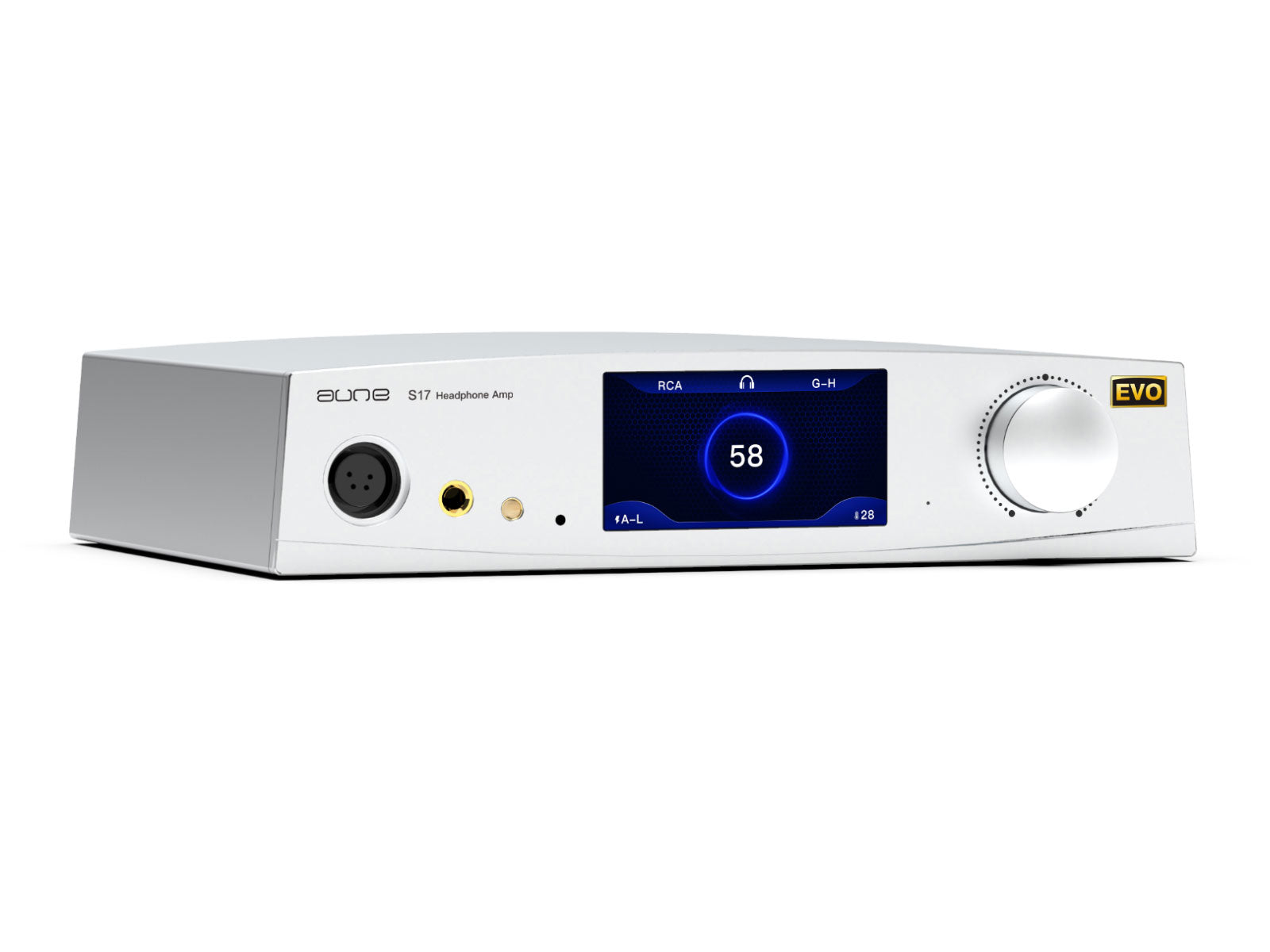 Aune S17 Pro EVO fully balanced Class-A headphone amplifier front