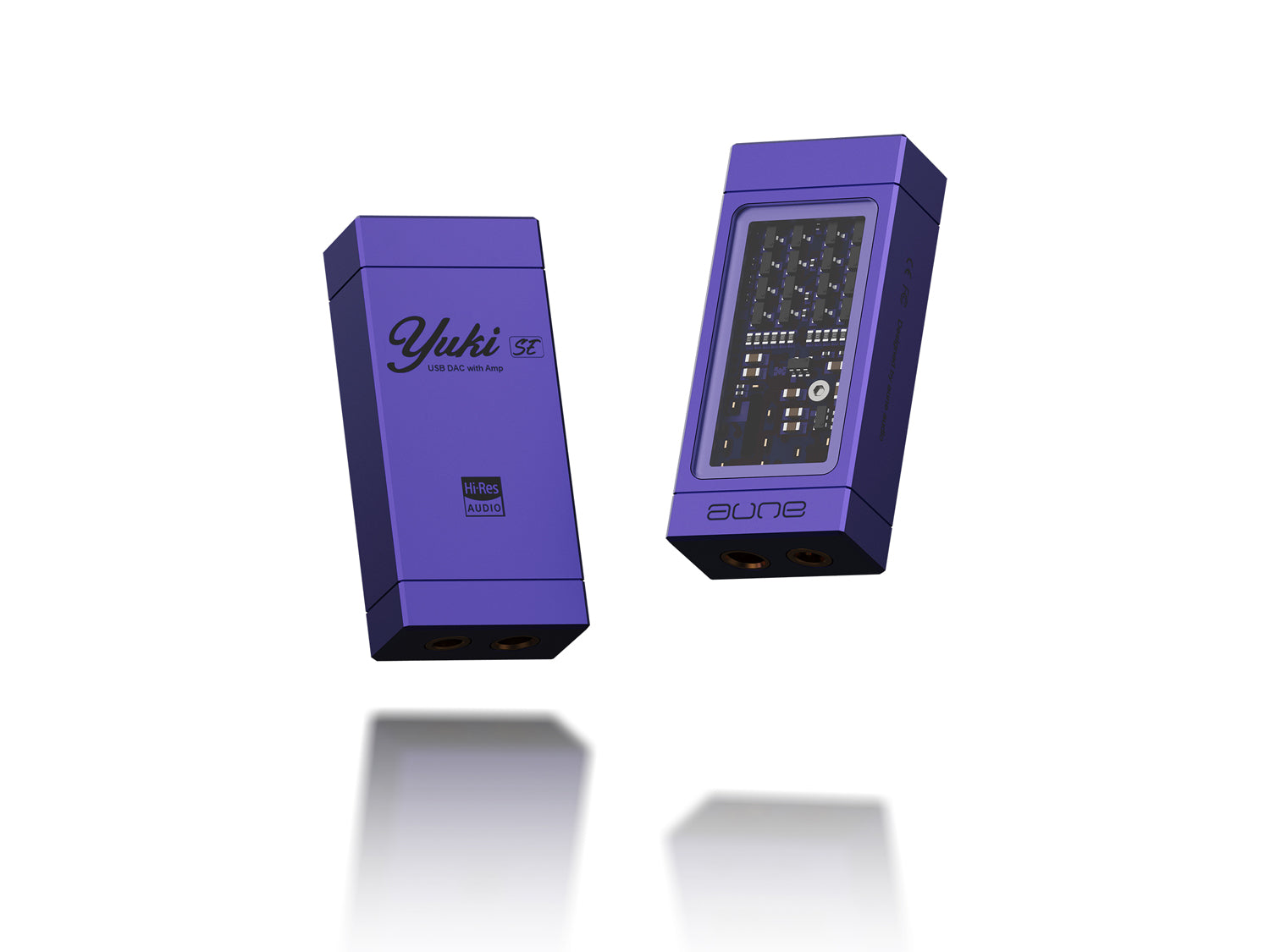 Aune Yuki SE dongle DAC transparent window design