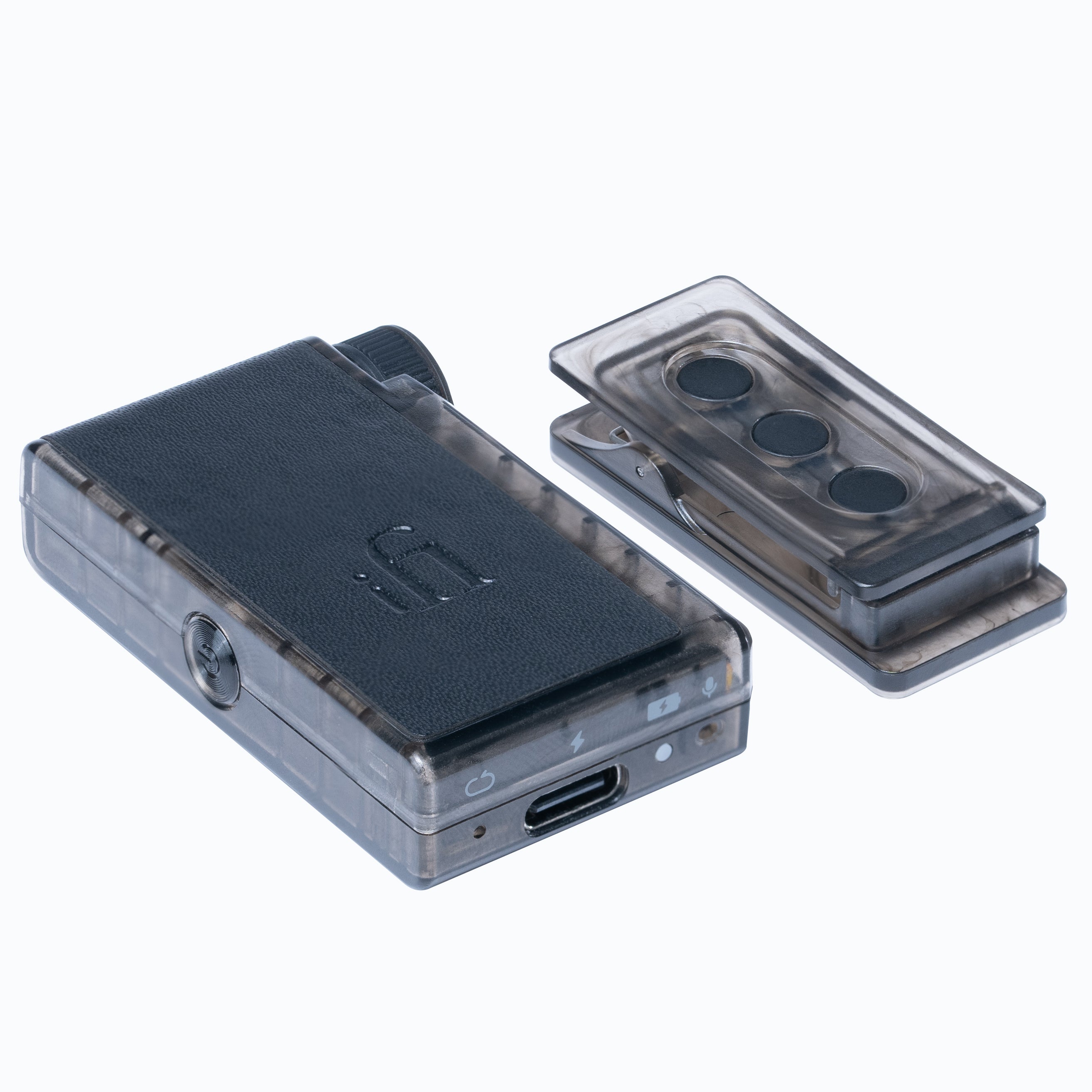 iFi GO blu Air portable Bluetooth amplifier in the hand