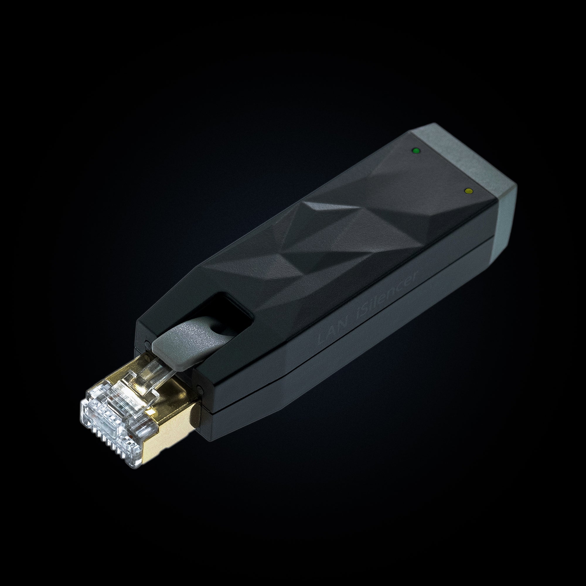 SilentPower LAN iSilencer plugged into a router