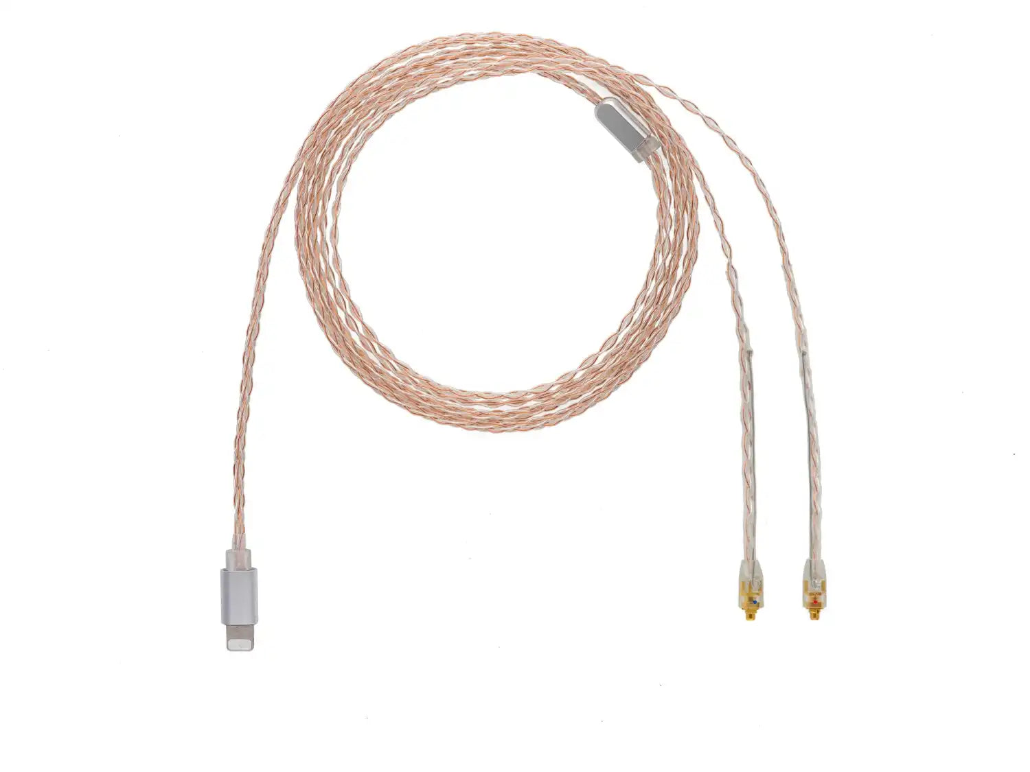 Campfire Audio Reference 8 IEM cable, MMCX to Lightning, hero product shot