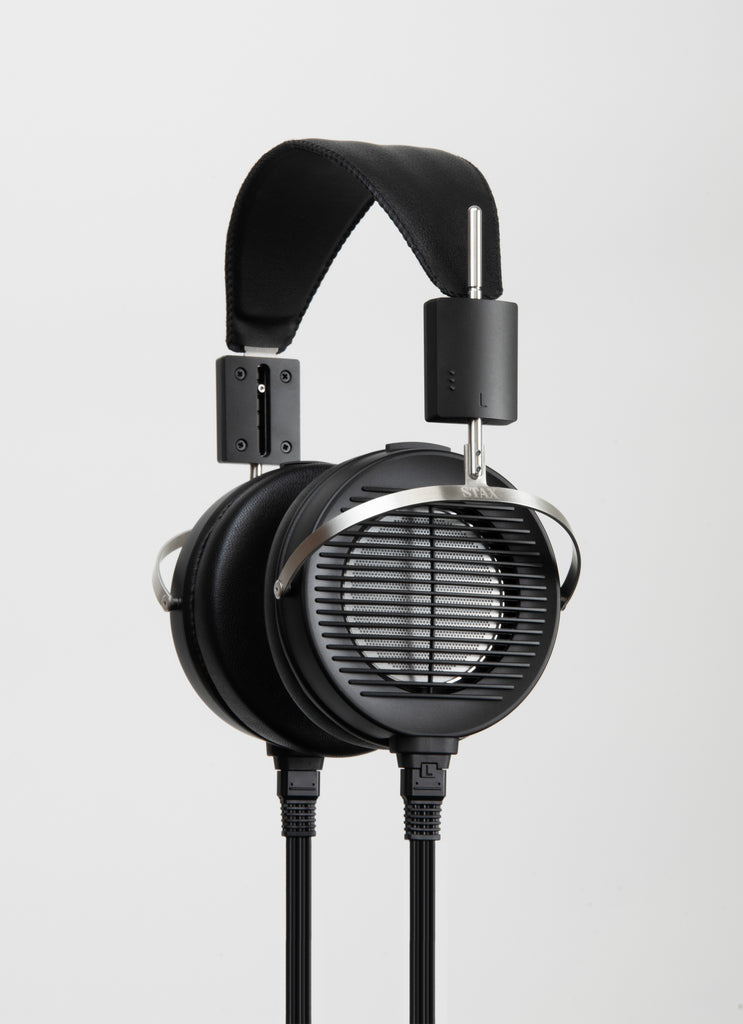 STAX SR-X1 electrostatic earspeaker, hero product shot