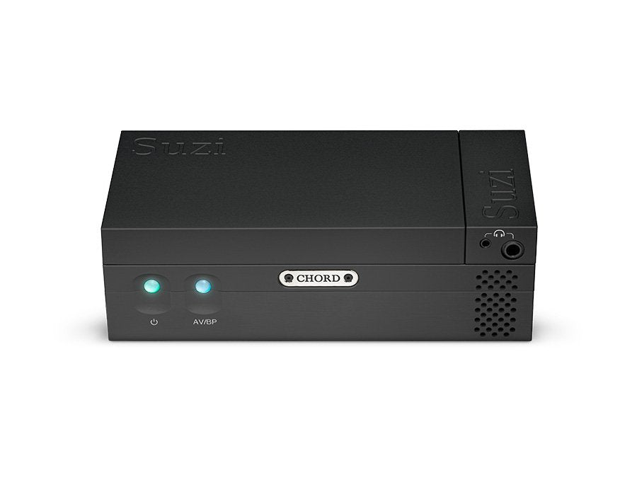 Chord Electronics Suzi integrated amplifier, black finish front view
