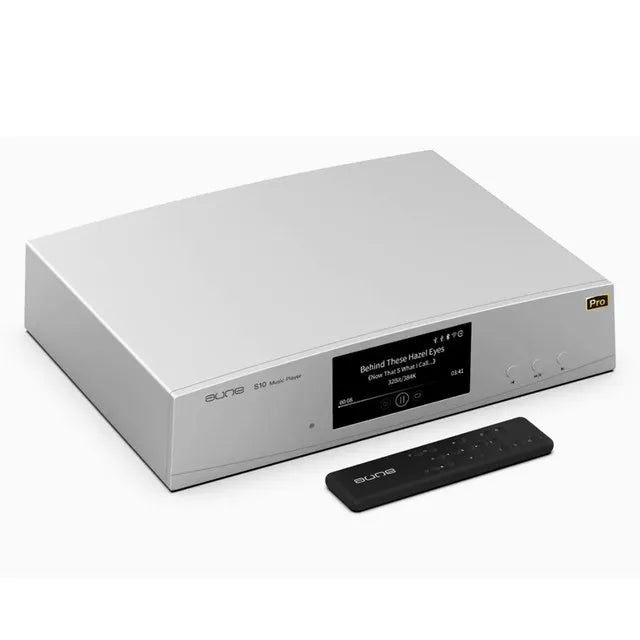 Aune S10 Pro network streaming music player with ES9038 Pro DAC, front view