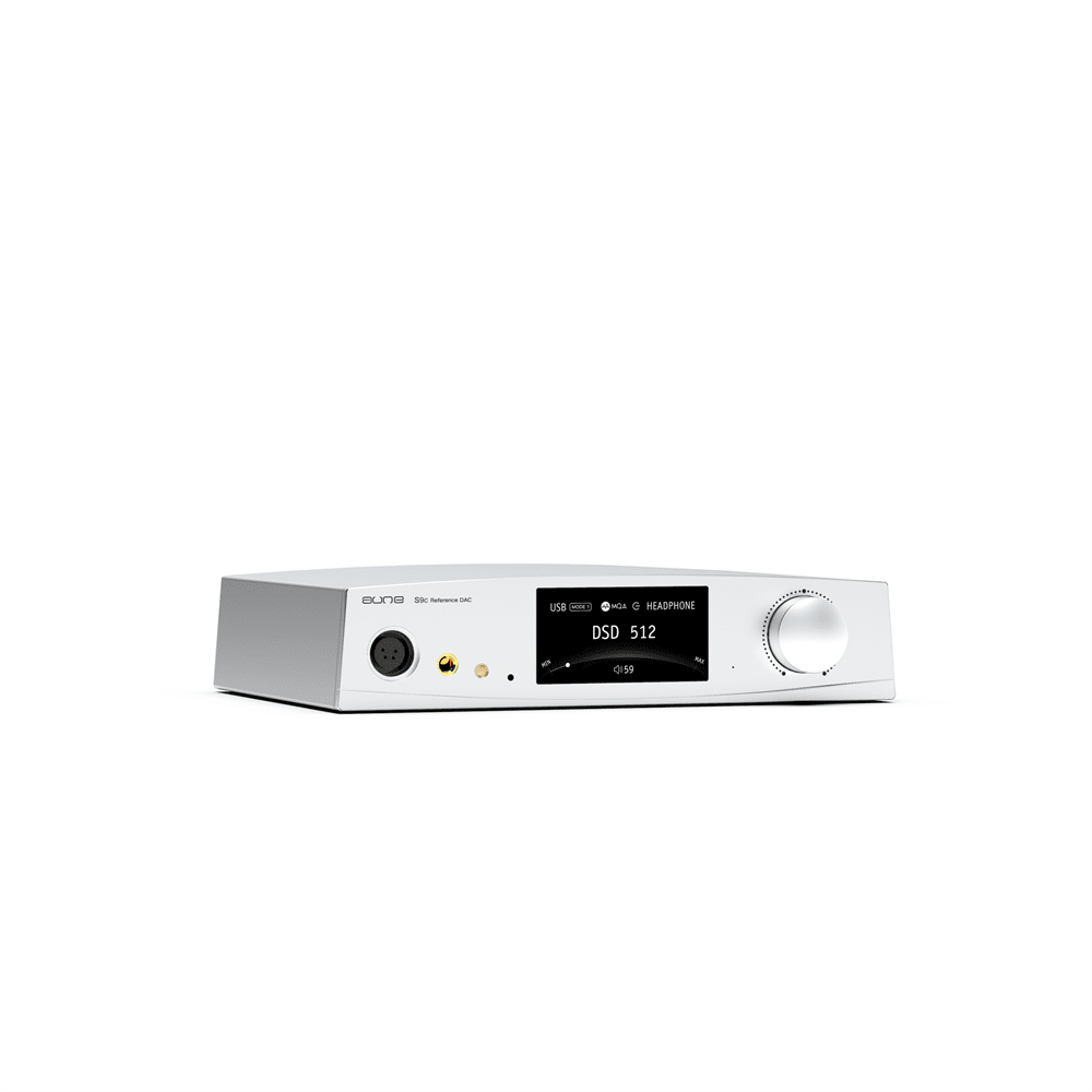 Aune S9c Pro reference DAC and headphone amplifier front view
