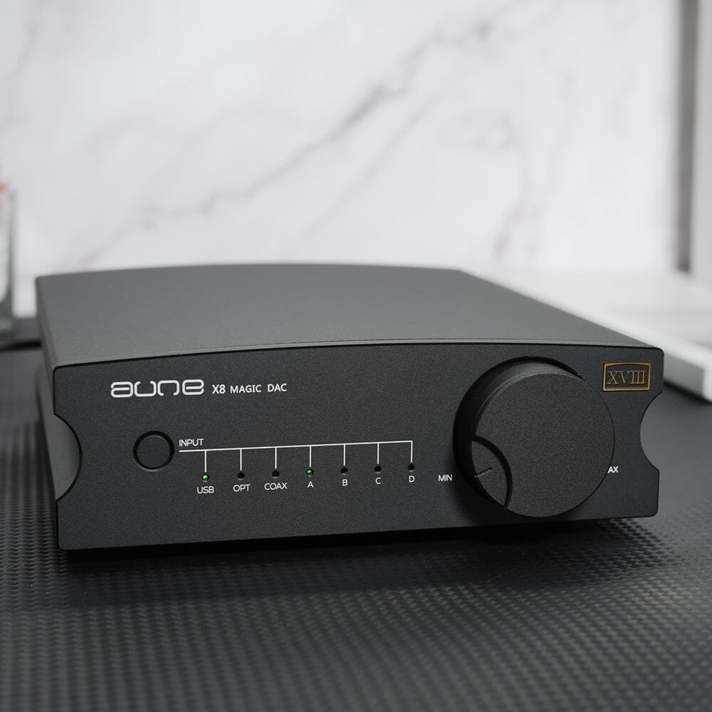 Aune X8 XVIII desktop DAC front view