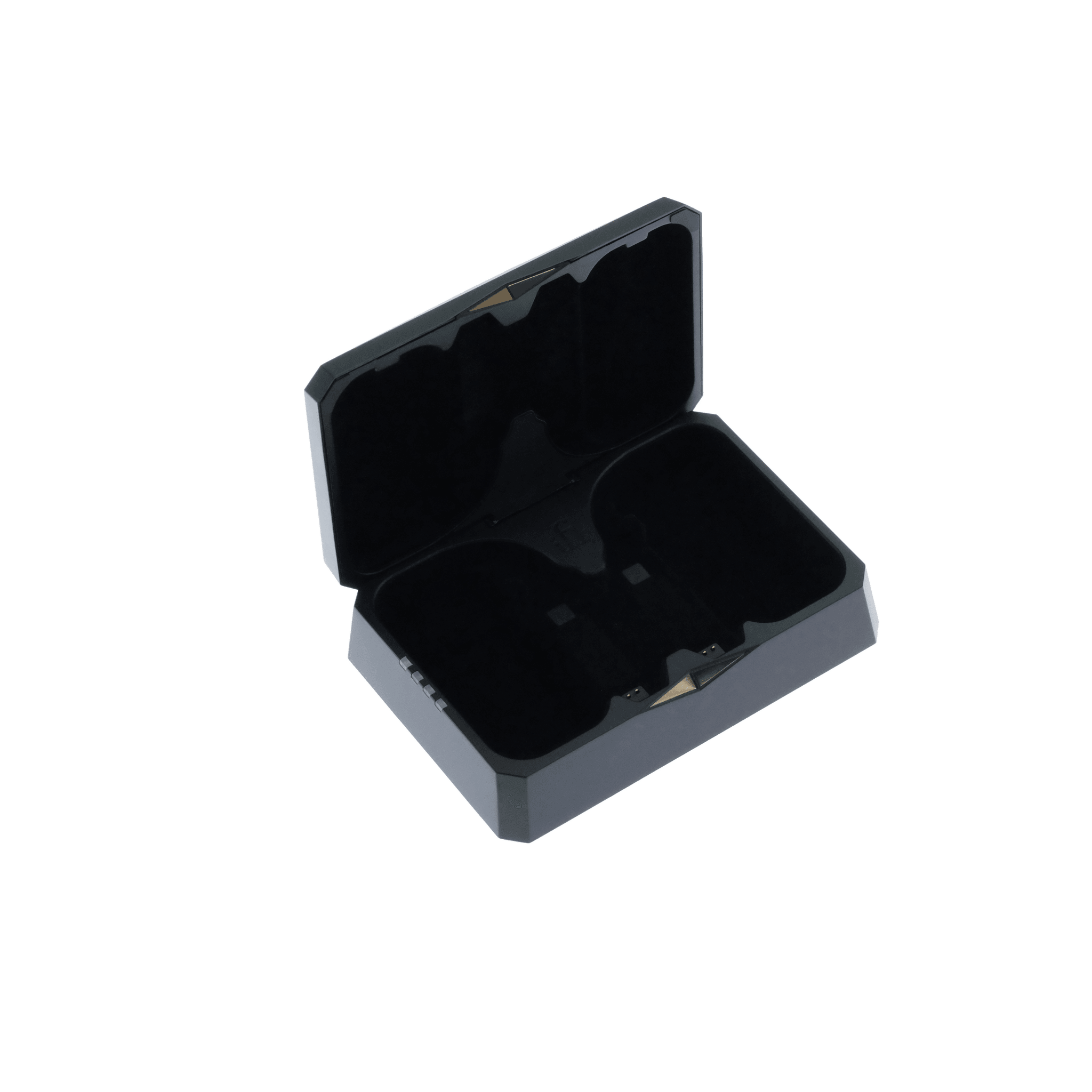iFi GO pod worn with wired in-ear monitors