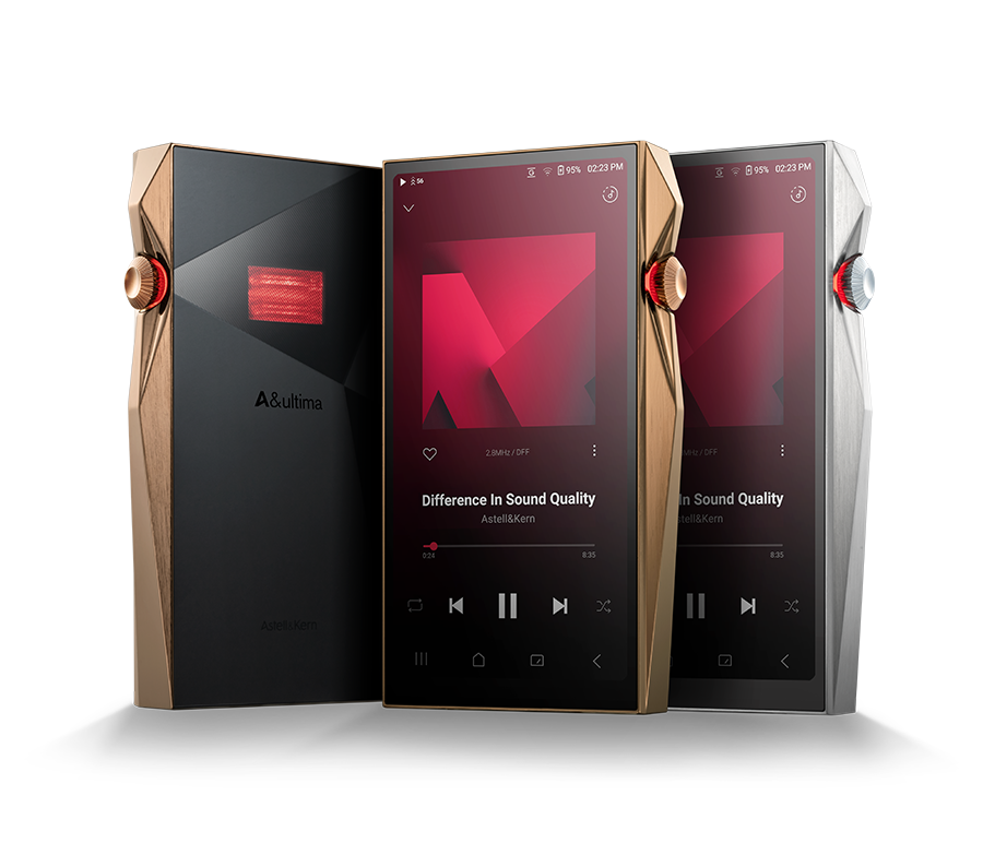 Astell&Kern A&ultima SP4000T quad-tube digital audio player, hero product shot