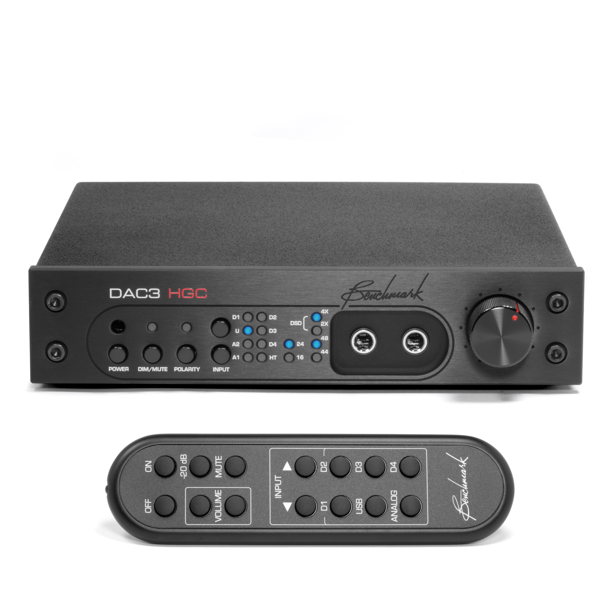 Benchmark DAC3 HGC reference DAC with headphone amplifier, additional product view