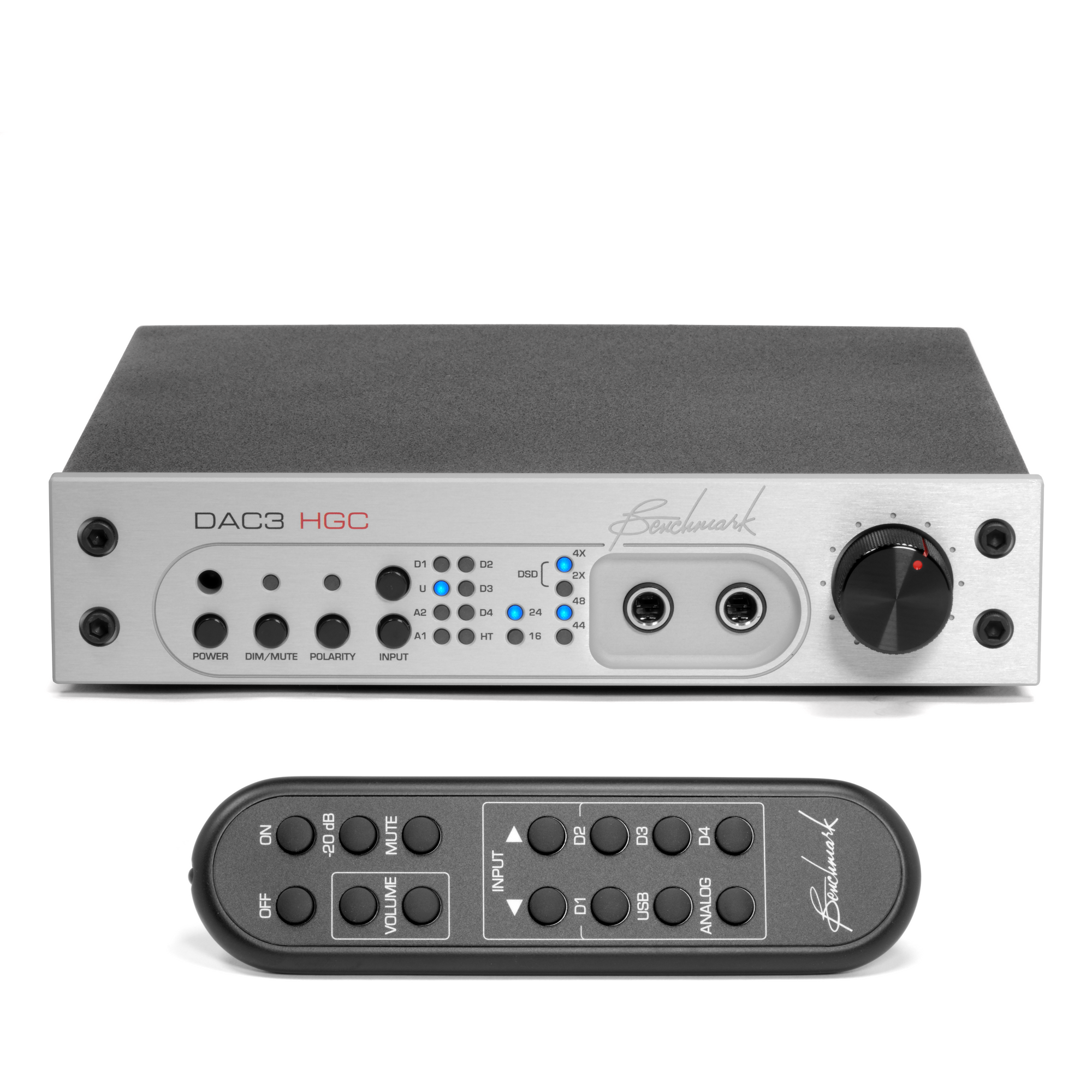 Benchmark DAC3 HGC reference DAC with headphone amplifier, additional product view