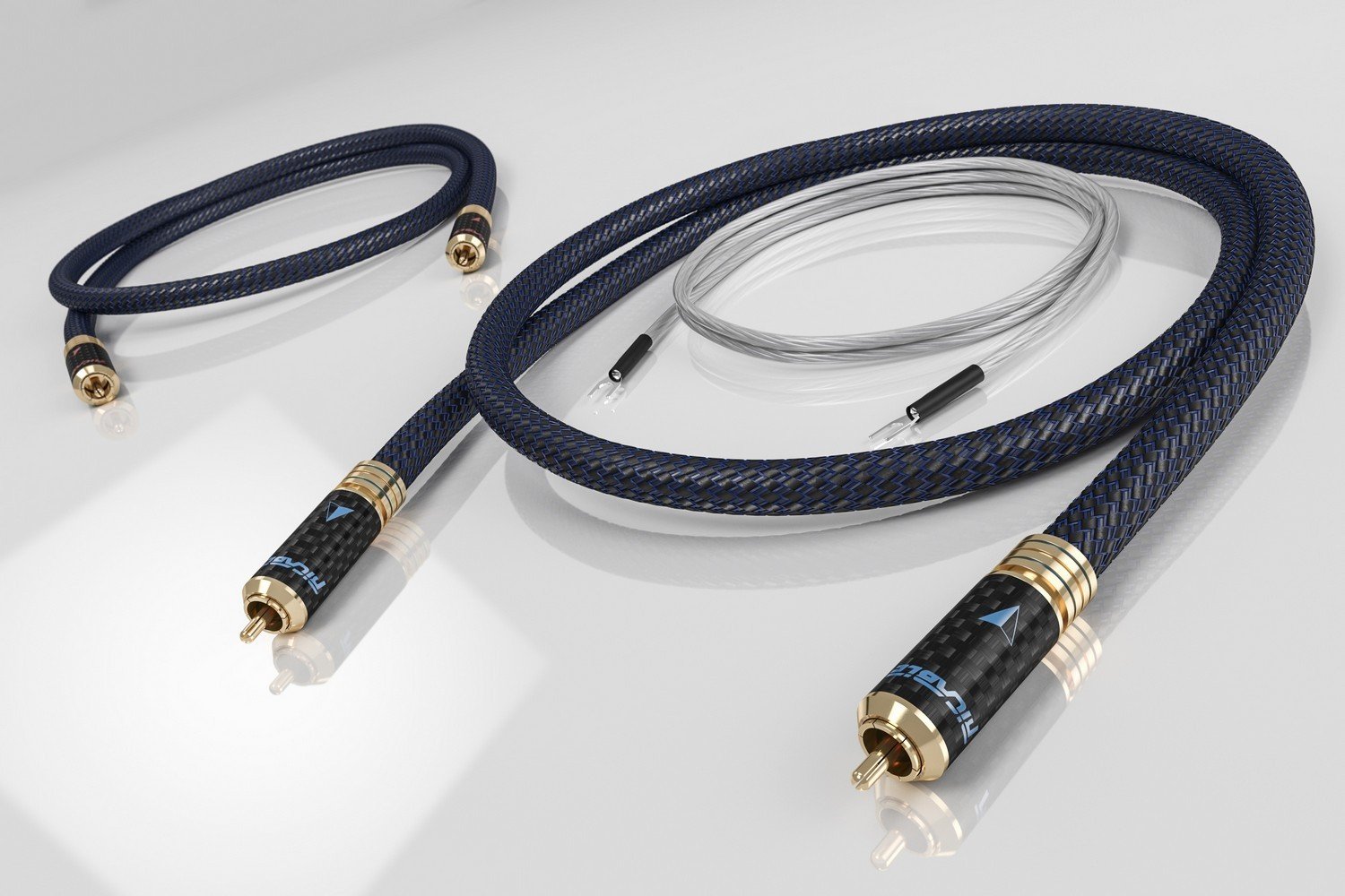 Ricable Invictus Turntable Cable, alternate angle