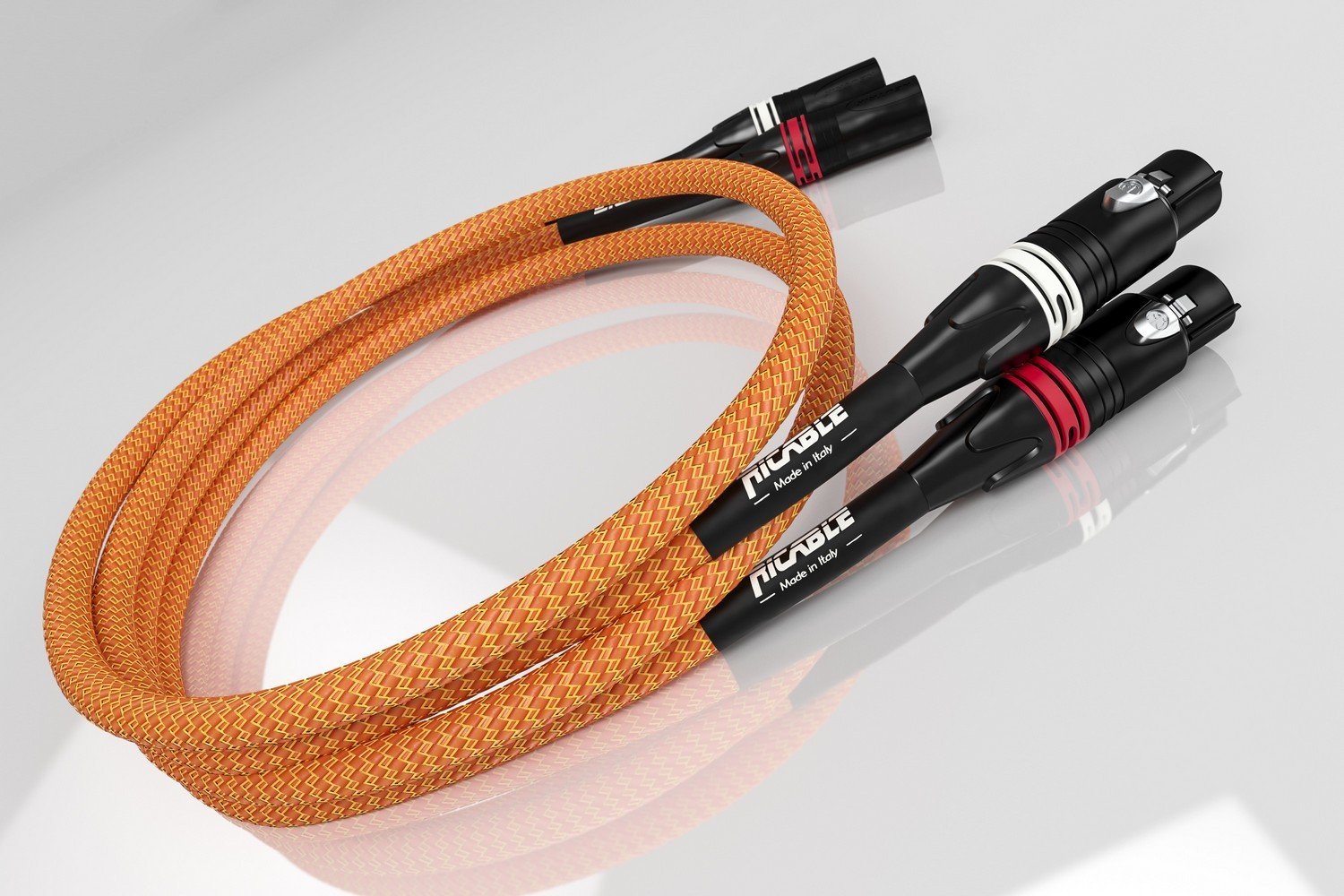 Ricable Dedalus XLR Balanced Interconnect, alternate angle