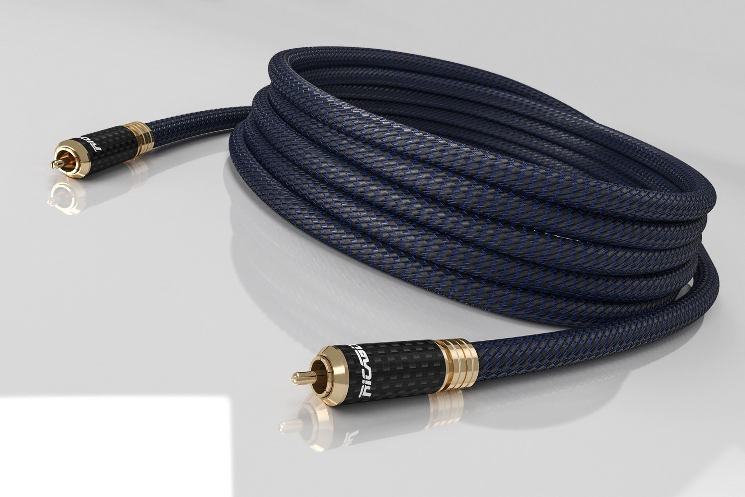 Ricable Invictus Sub Subwoofer Cable, alternate angle