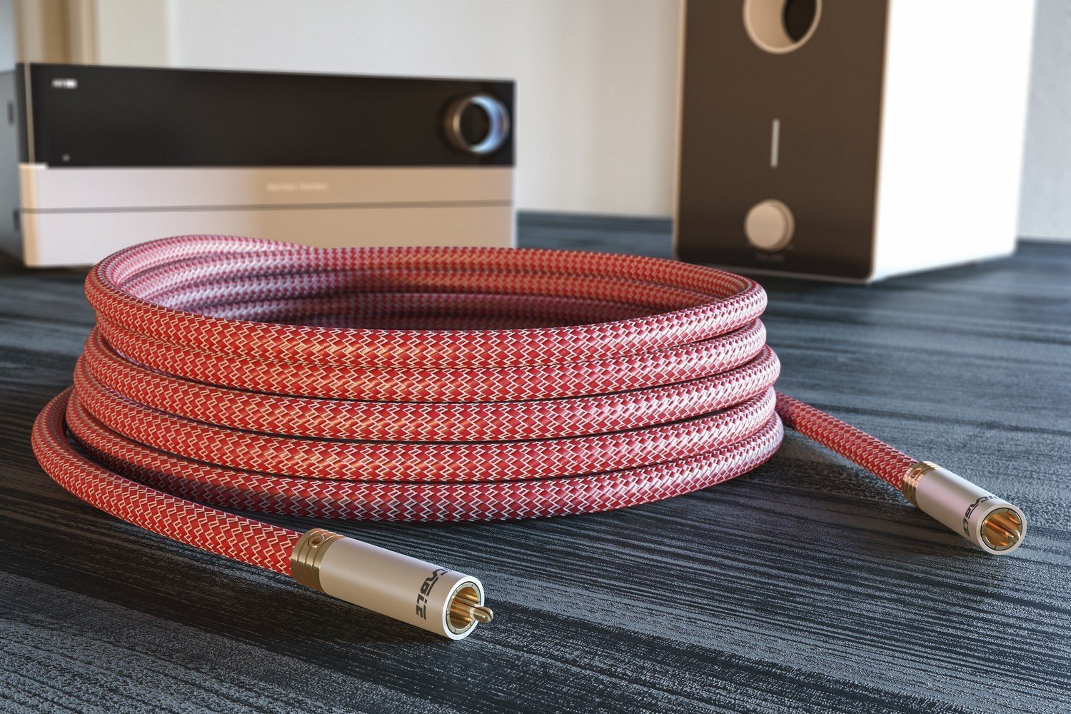 Ricable Dedalus Sub Subwoofer Cable, connector detail
