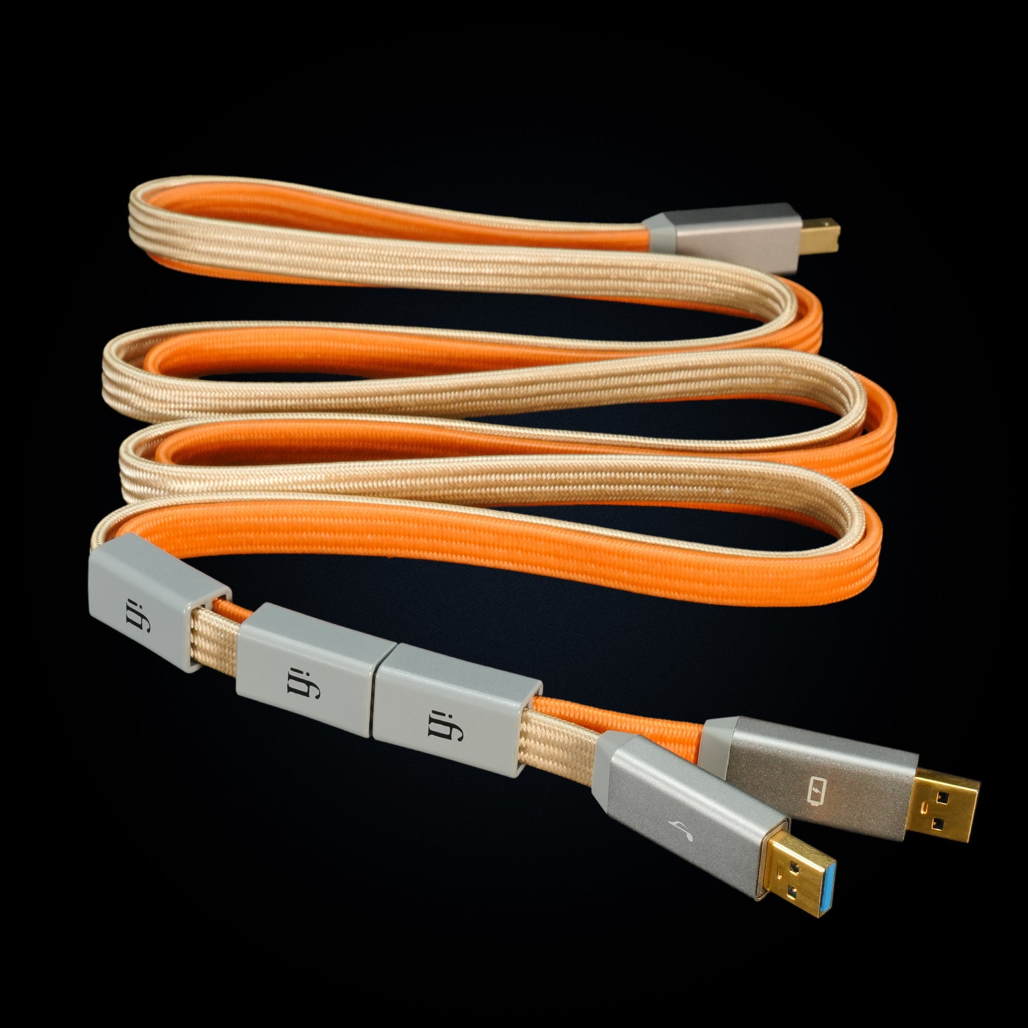 SilentPower Gemini 3.0 dual-headed USB cable