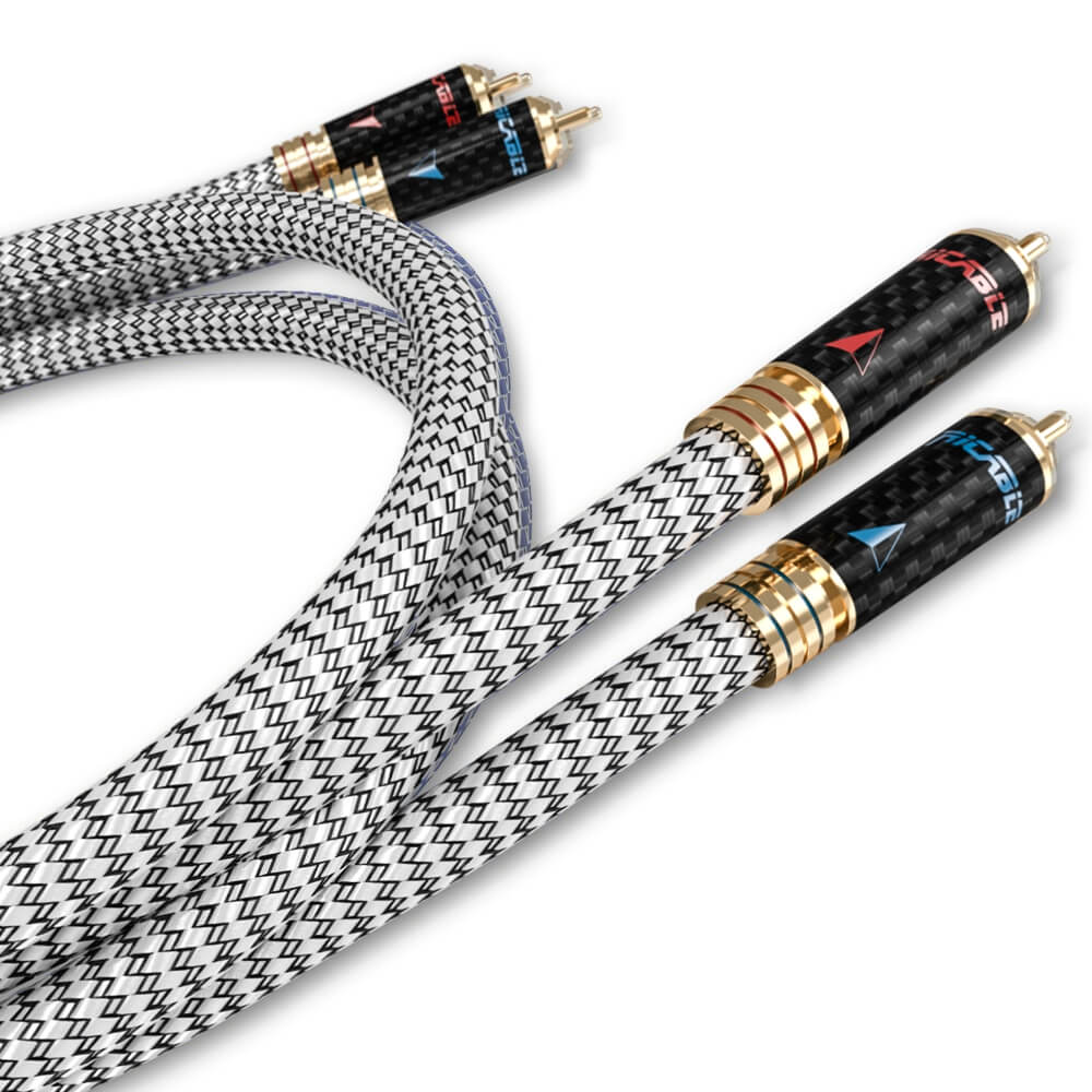 Ricable Invictus Signal Reference RCA Interconnect, hero product shot