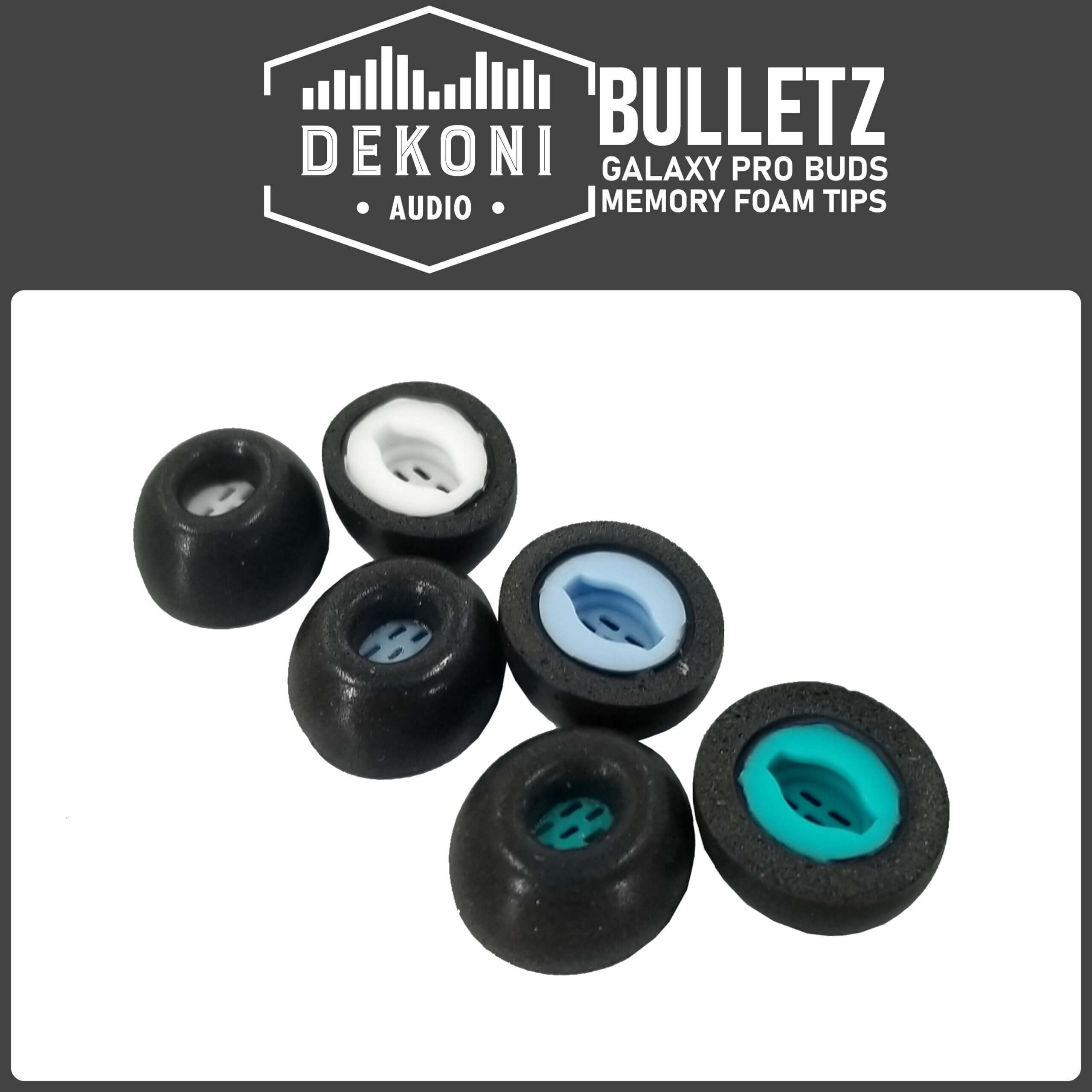 Dekoni Bulletz memory foam tips for Samsung Galaxy Buds Pro