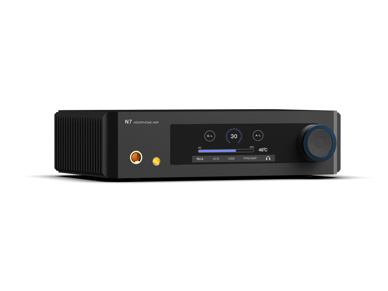 Aune N7 DAC Edition Class-A headphone amplifier and USB DAC front