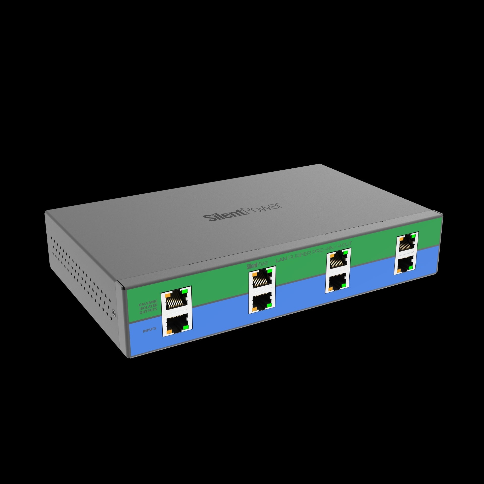 SilentPower LAN iPurifier Pro 4-In/4-Out network conditioner