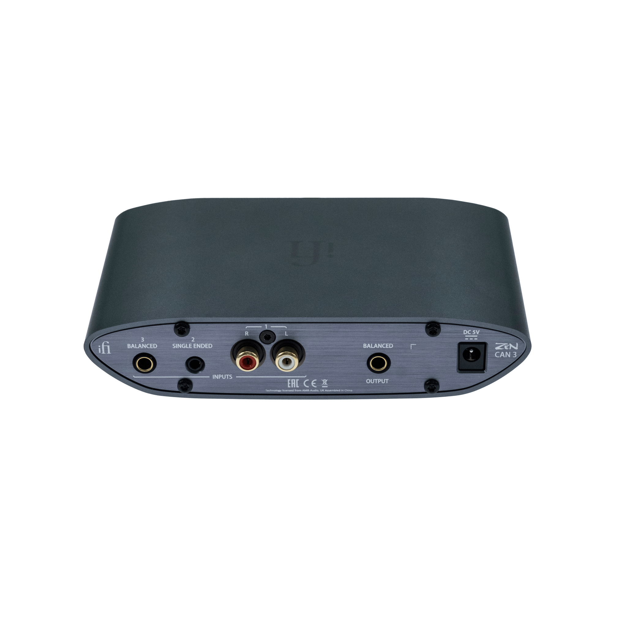 iFi ZEN CAN 3 headphone amplifier front panel with volume and gain controls