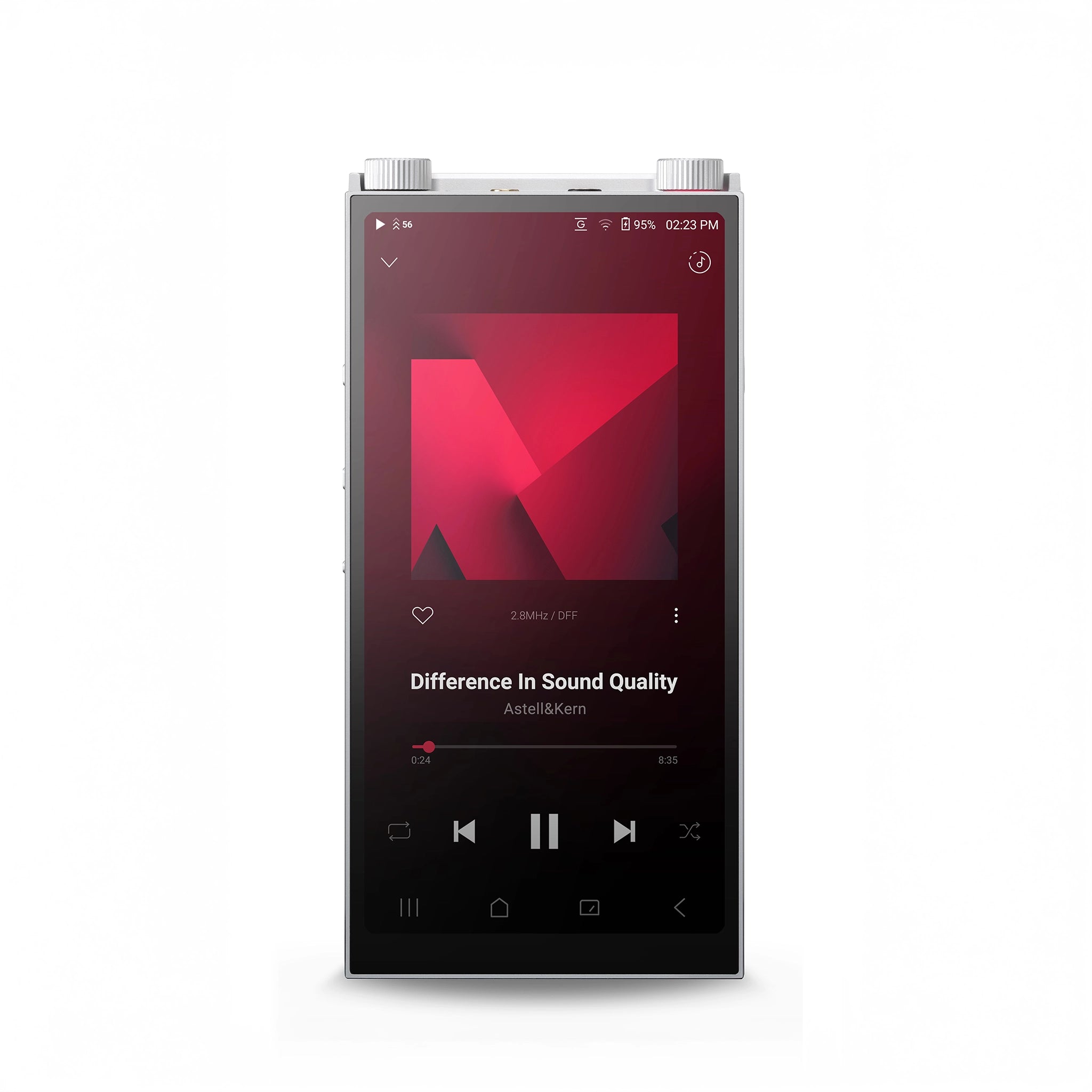 Astell&Kern PD20 digital audio player, front view