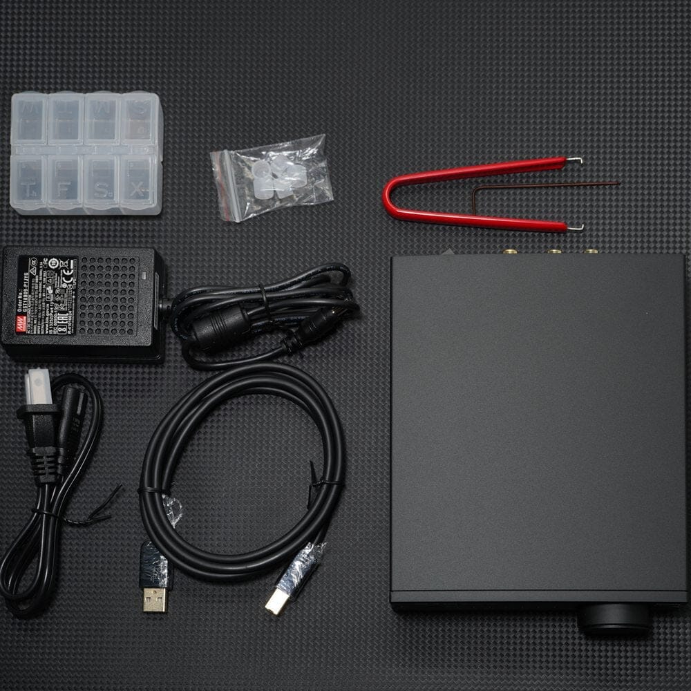 Aune X8 XVIII desktop DAC rear connections
