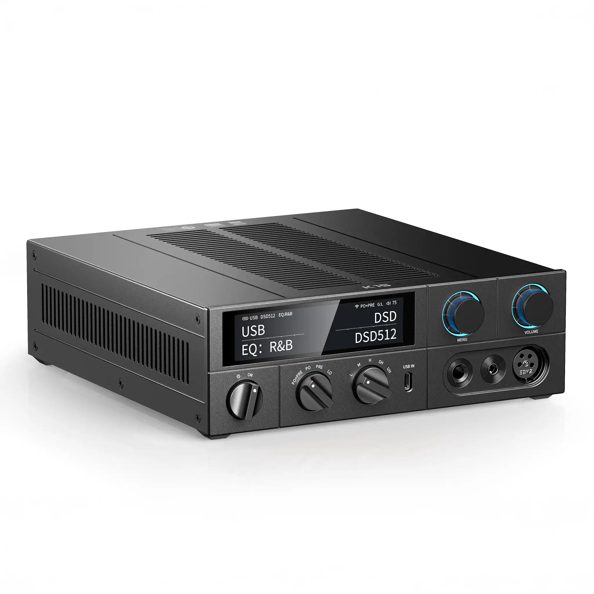 Fiio K15 Desktop DAC and Headphone Amplifier, hero product shot