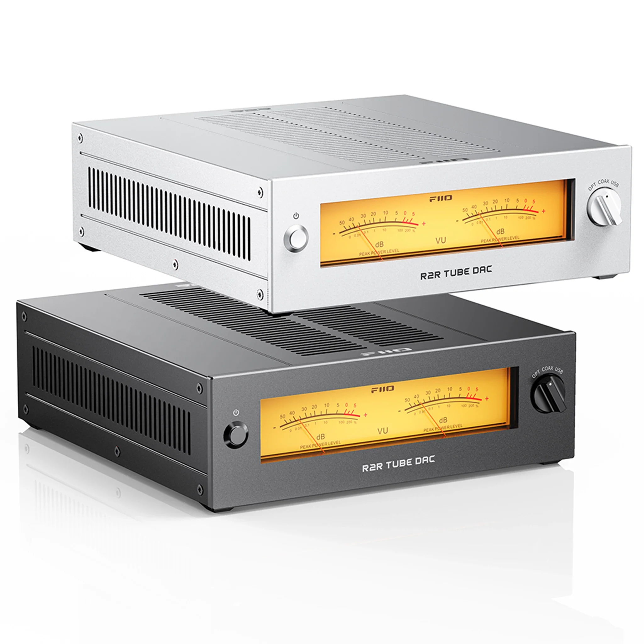 Fiio Warmer R2R Desktop Tube DAC, hero product shot