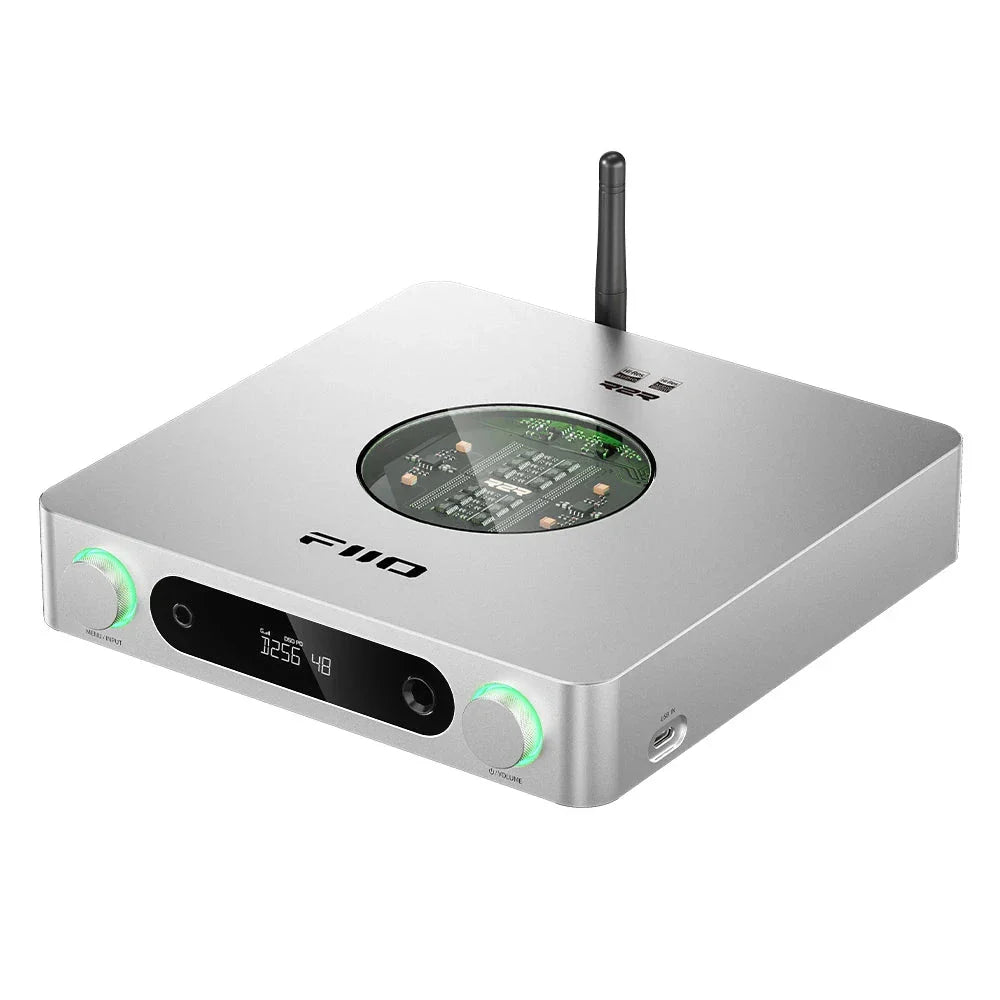 Fiio K13 R2R Desktop DAC and Headphone Amplifier, additional product view (silver)