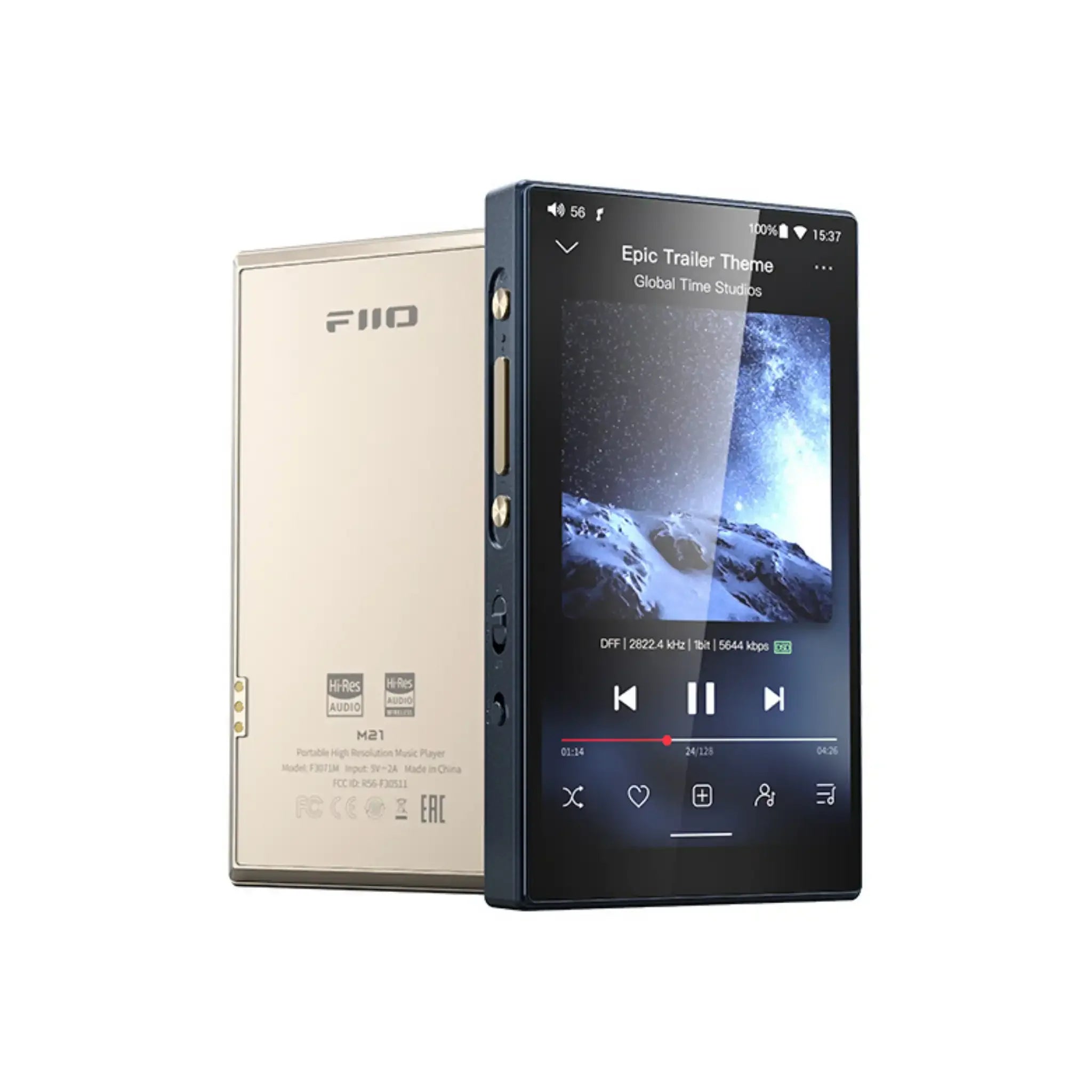 Fiio M21 digital audio player, hero product shot