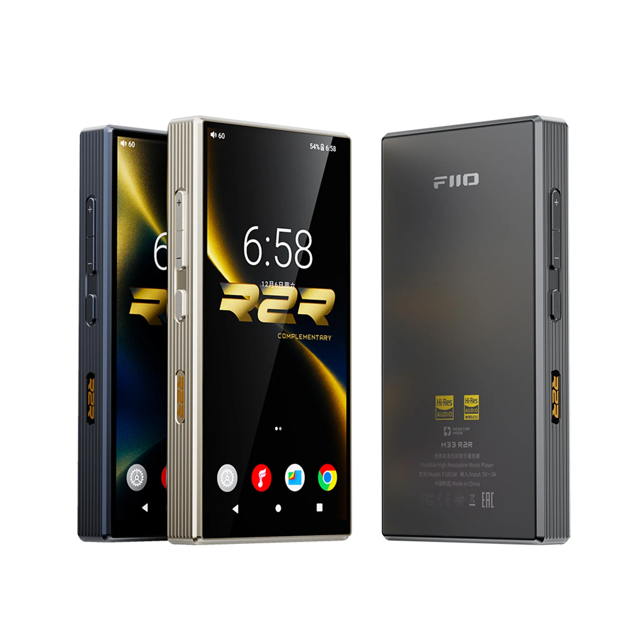 Fiio M33 R2R digital audio player, hero product shot