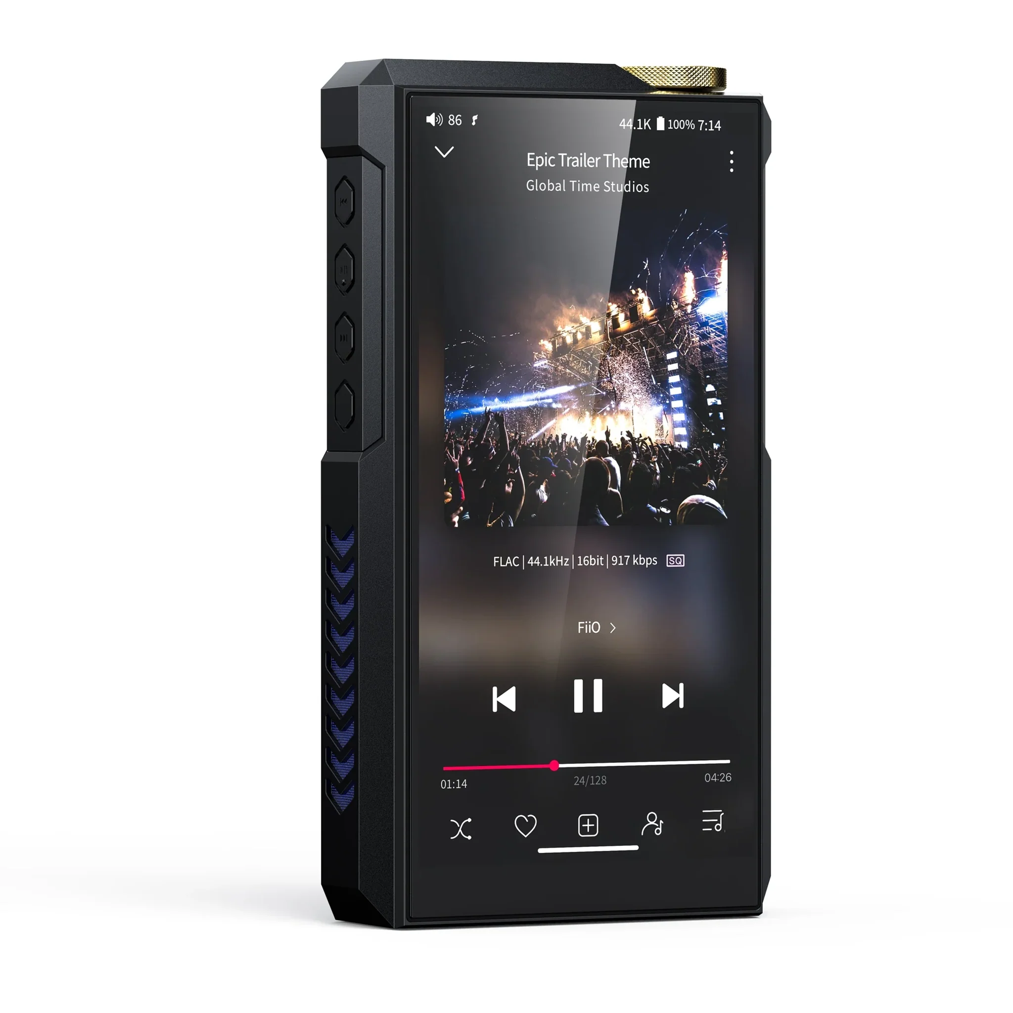 Fiio M27 digital audio player, hero product shot
