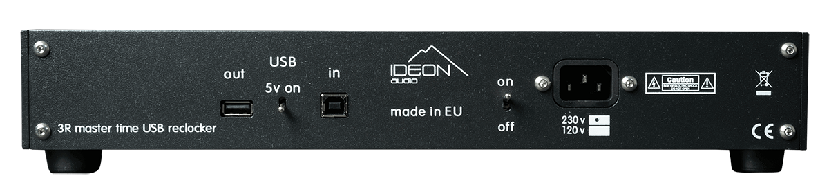 Ideon Audio 3R Master Time Black Star USB re-clocking platform