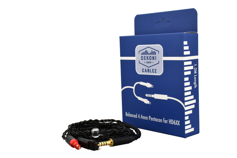 Dekoni Audio Balanced 4.4mm Pentacon Cable for Sennheiser HD600 Series Headphones – 1.2M Length
