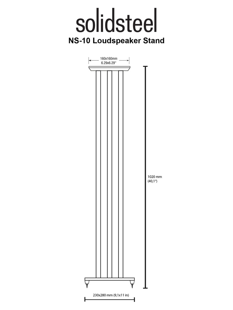 SolidSteel NS Series Speaker Stands