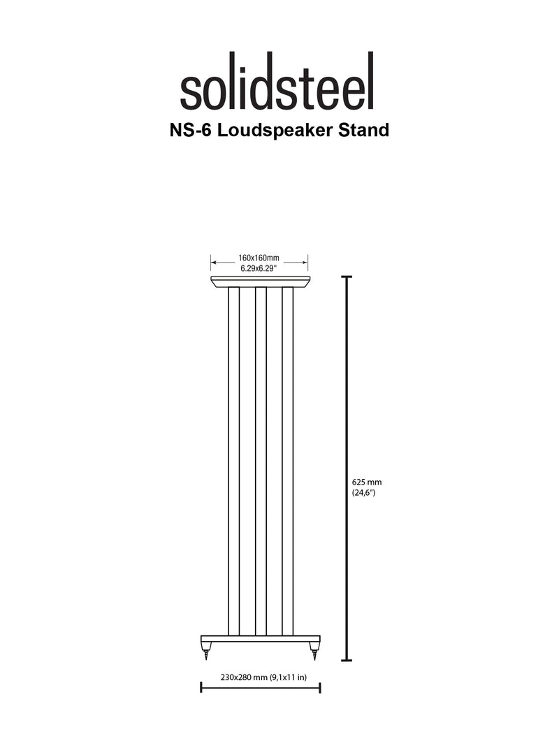 SolidSteel NS Series Speaker Stands