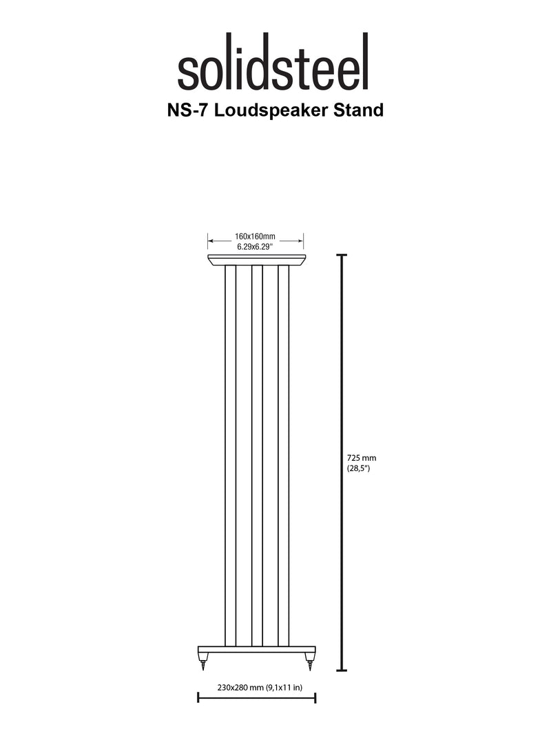 SolidSteel NS Series Speaker Stands