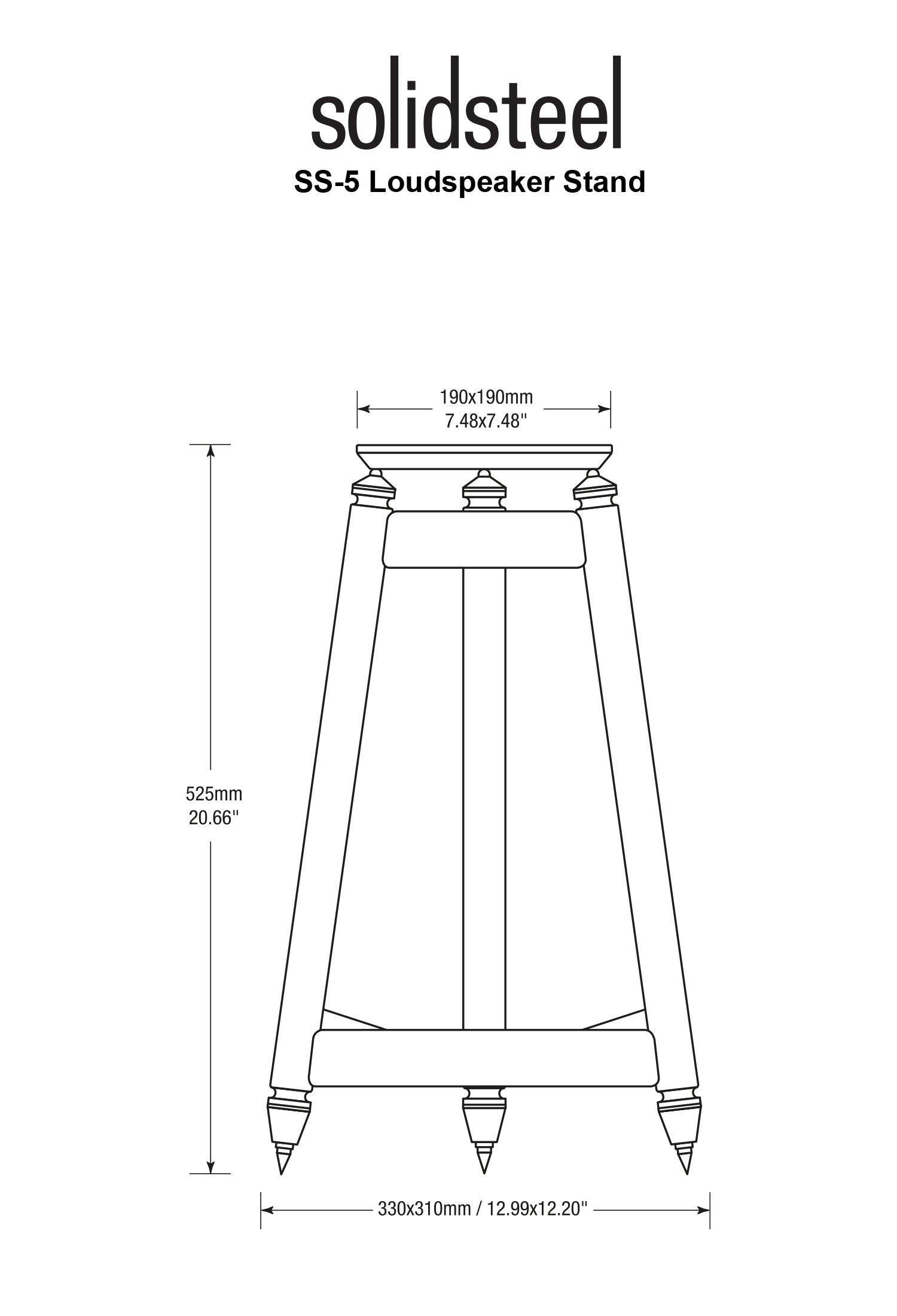 SolidSteel SS Series Speaker Stands