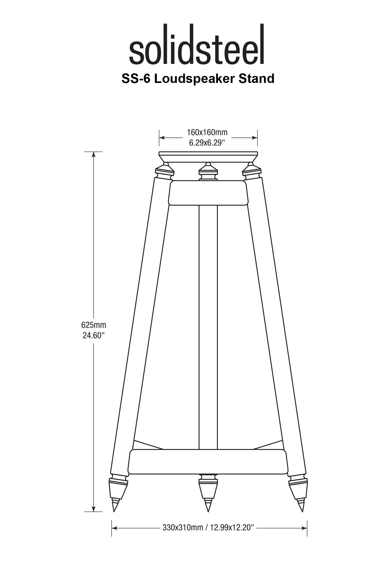 SolidSteel SS Series Speaker Stands