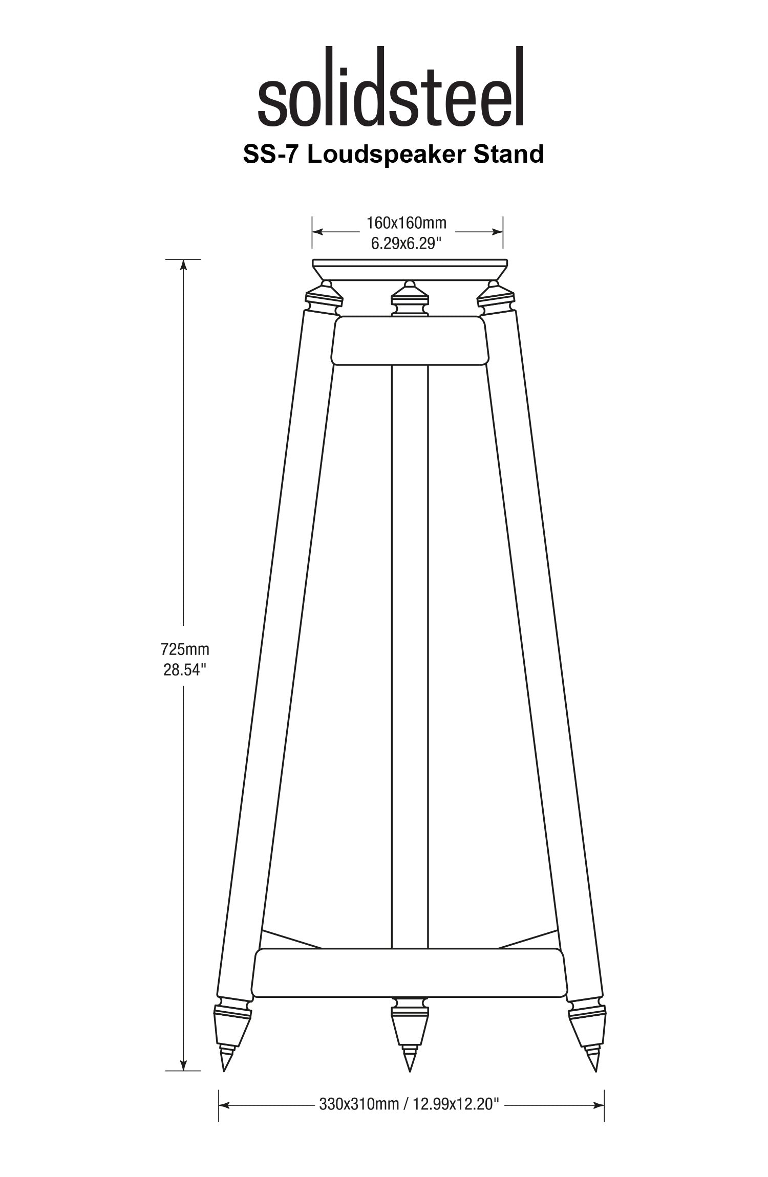 SolidSteel SS Series Speaker Stands