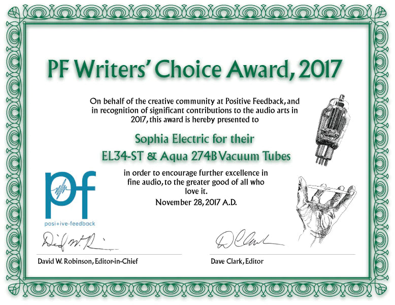 Sophia Electric Aqua 274B Rectifier Tube